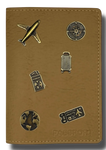COMBO TRAVEL LOVER - Case atlas passport + 6 PINS - Savana