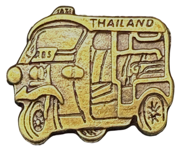Pin Tuk Tuk Tailândia