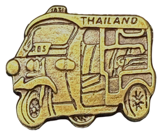 Pin Tuk Tuk Tailândia