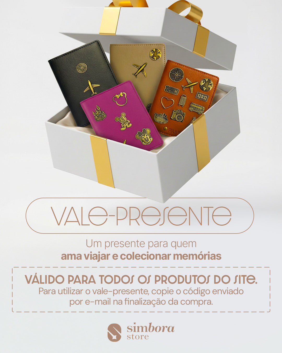 Vale-Presente Simbora Store | Presente para quem ama viajar