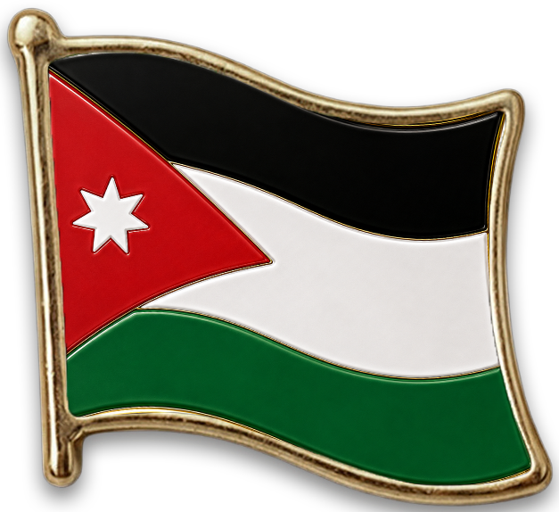 Pin Jordânia