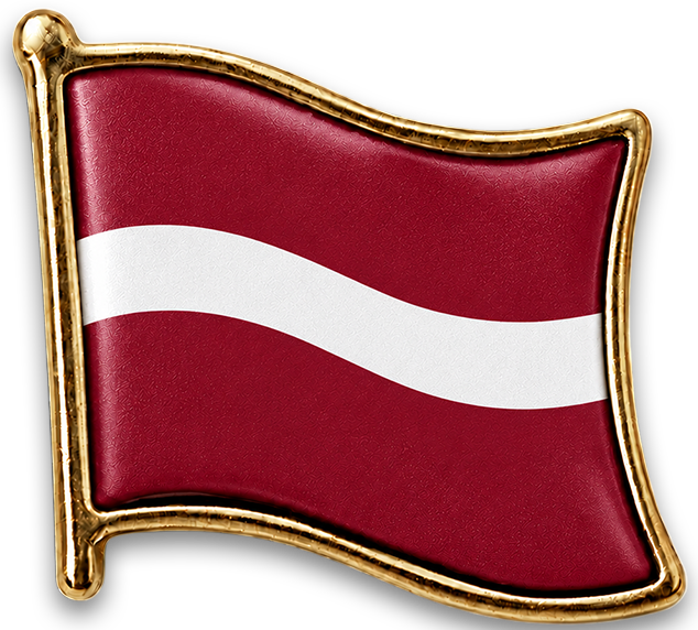 Pin Letônia