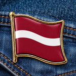 Pin Letônia - Broche