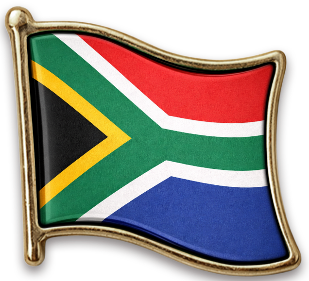 Pin África do Sul