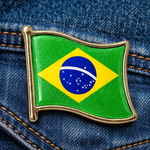 Pin Brasil - Broche