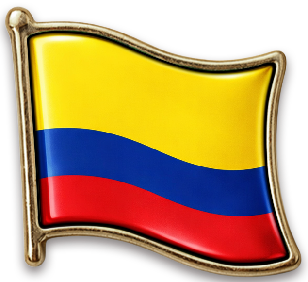 Pin Colômbia