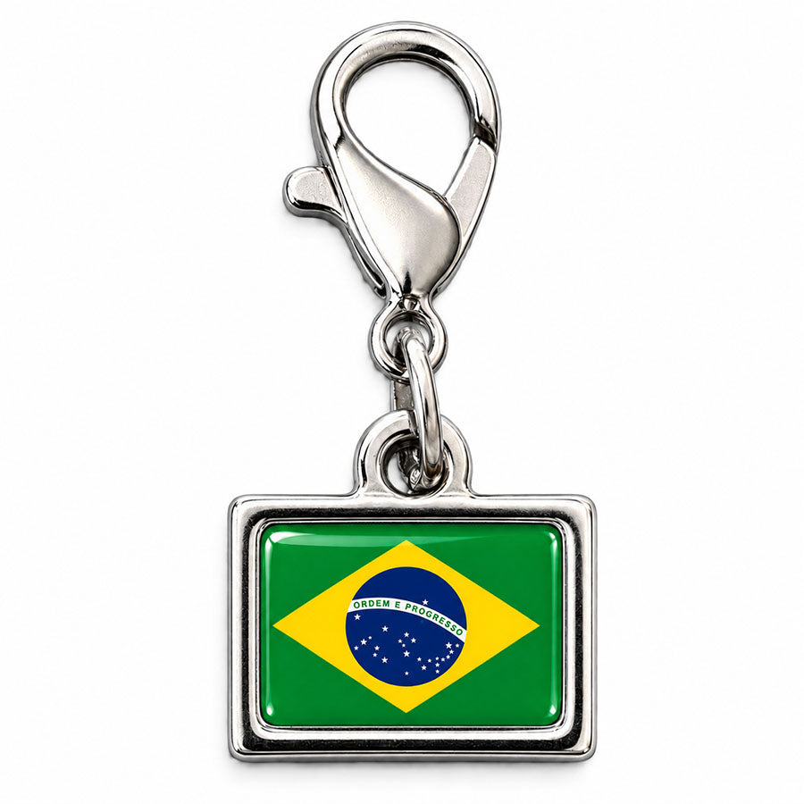 Pingente Bandeira Brasil