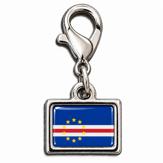 Pingente Bandeira Cabo Verde