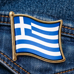 Pin Grécia - Broche