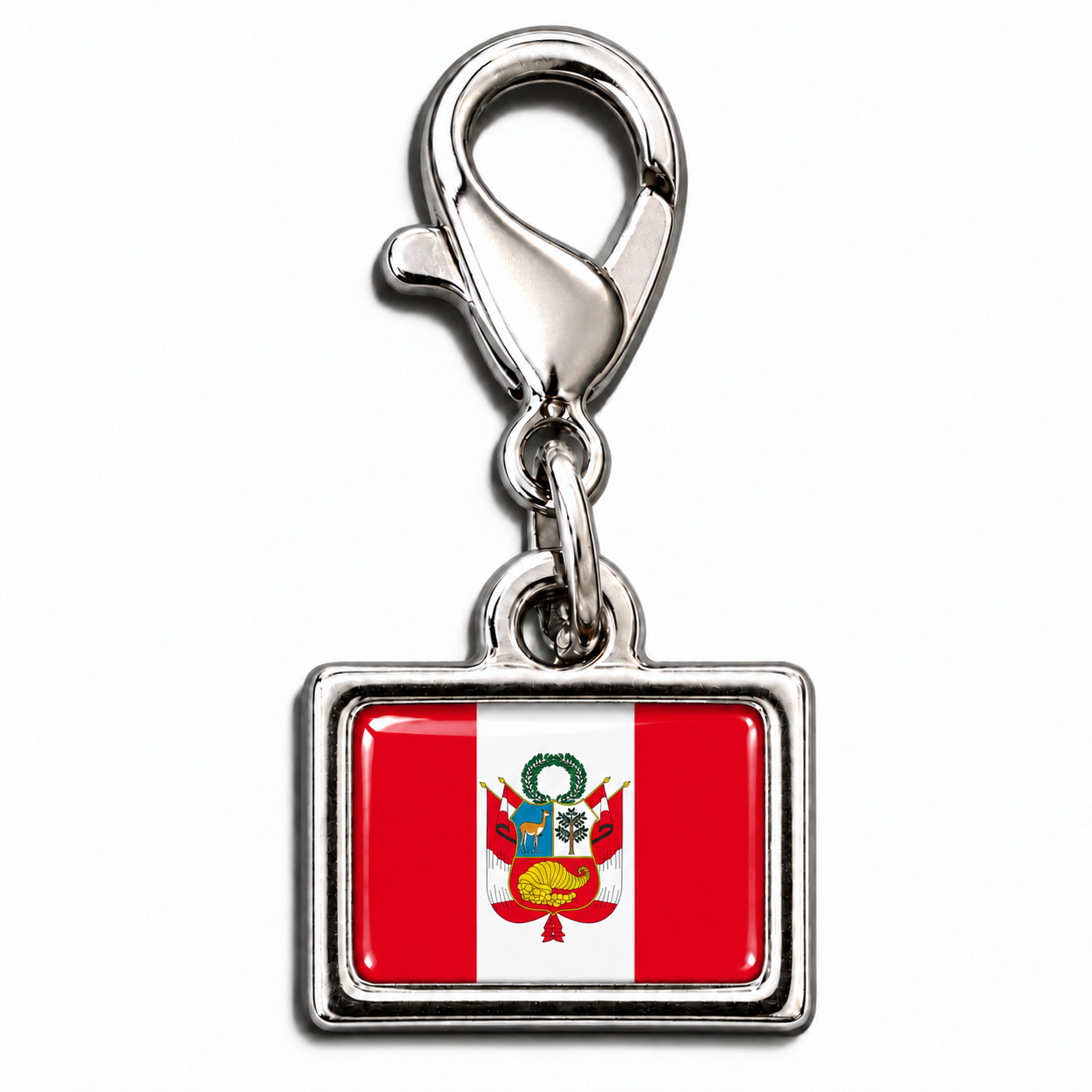 Pingente Bandeira Peru