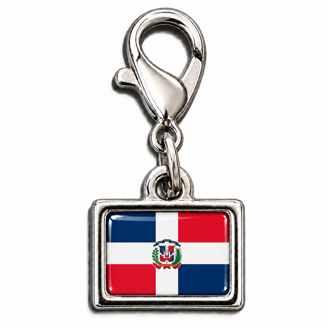 Pingente Bandeira República Dominicana