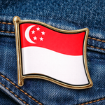Pin Singapura - Broche