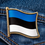 Pin Estônia - Broche