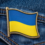 Pin Ucrânia - Broche