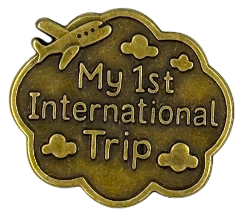 Pin Primeira Viagem Internacional