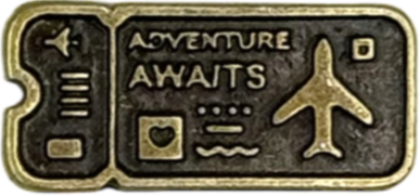 Pin Ticket Adventure Awaits – Simbora Store