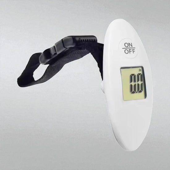 Balança Digital de Mão para Bagagem – 40kg (com bateria inclusa)