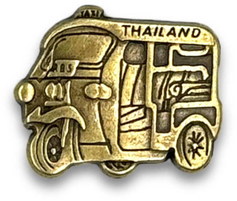 Pin Tuk-Tuk Tailândia